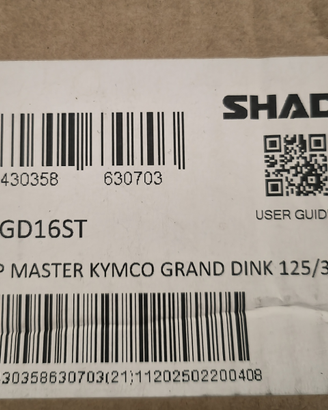 Portapacchi Per Bauletto SHAD TOP MASTER per Kymco