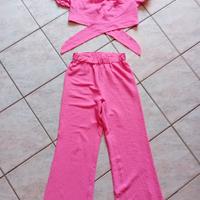 set completo top e pantalone 