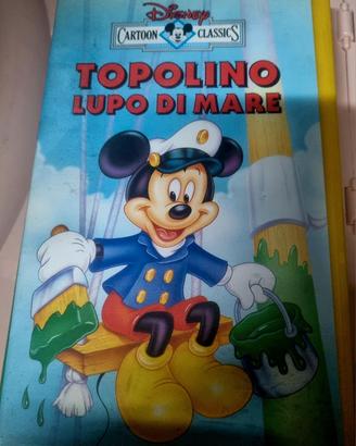 videocassetta Disney  "Topolino lupo di mare"