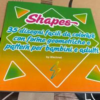 Shapes libro da colorare con 35 disegni geometrici