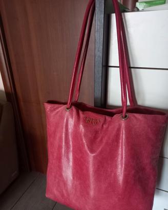 borsa pelle TOSCA BLU