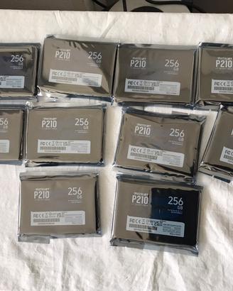 10 Ssd Patriot 256 gb nuove acquistate per sbaglio