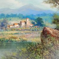 dipinto su tela ad olio