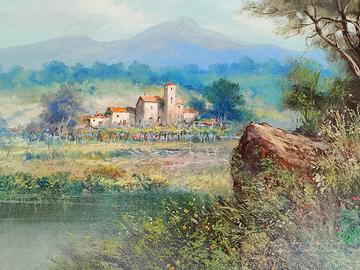 dipinto su tela ad olio