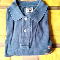 Polo di *Faconnable* originale, colore blu, tag. M