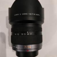 Panasonic 7-14 f.4 x micro quattro terzi 