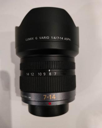 Panasonic 7-14 f.4 x micro quattro terzi 