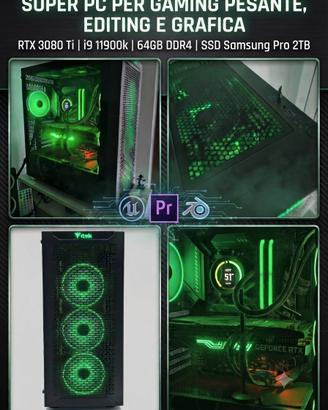 PC Gaming RTX 3080 Ti + i9-11900K — NON SPEDISCO