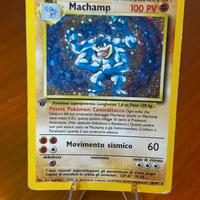 Machamp Set Base 1a Edizione (8/102) Holo Pokemon