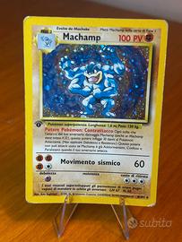 Machamp Set Base 1a Edizione (8/102) Holo Pokemon