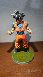 Statuetta Goku fatta a mano in stile cell shading 