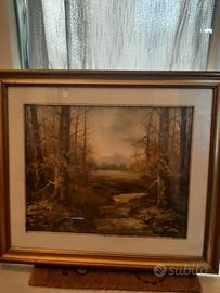 Quadro olio su tela De Stefano.