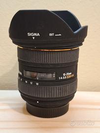 Sigma 10-20mm 14-5.6 DC HSM per Nikon