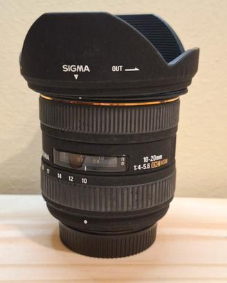 Sigma 10-20mm 14-5.6 DC HSM per Nikon