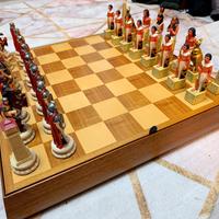 Scacchiera in noce 45x45 cm