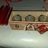 portacandeline in legno