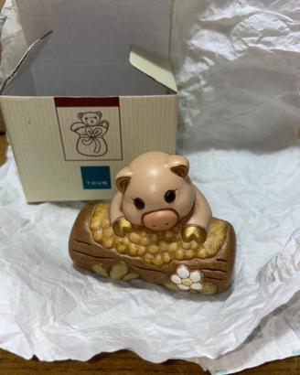 Presepe Thun Porcellino con mangiatoia