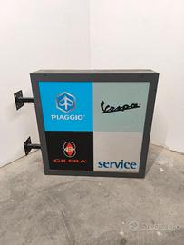 Insegna luminosa piaggio, vespa
