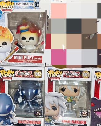 Funko pop Yu- gi- oh e ghostbusters afterlife