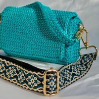 Borsa Uncinetto - Baguette Sky