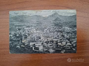 Antica cartolina Trento - Vista aerea (1911)