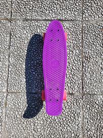 Skateboard Ridge viola e rosa 