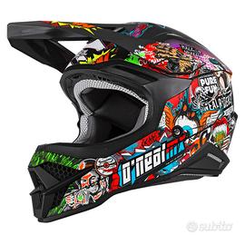 Oneal 3SRS Helmet Crank 2.0 Multi Casco Moto MX-Mo