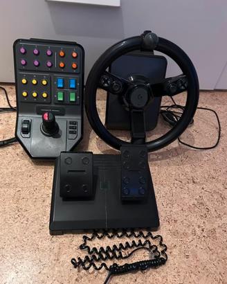 Logitech g saitek bundle completo più un altro pan
