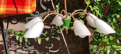 Lampadario Stilnovo anni 50, Vintage 