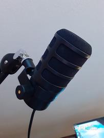 Microfono e asta - Rode PodMicUsb