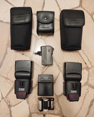 set flash Canon 430ex II ST-E2 trasmettitore