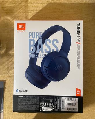 JBL TUNE 510BT CUFFIE WIRELESS (Blu)