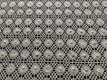 Copriletto uncinetto vintage