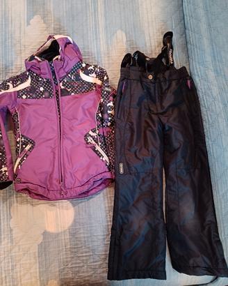 tuta da sci due pezzi Brugi bambina cm 134/140