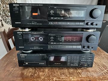 Amplificatore, mandiacassette e sintoamplificatore