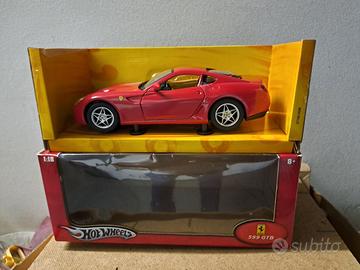 Modellino Ferrari 599 GTB, Hotweels, in scala 1/18