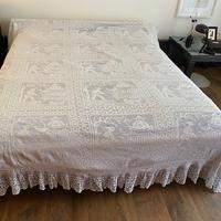 Coperta all'uncinetto letto matrimoniale