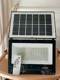 Faro solare a LED 3000 watt luce bianca