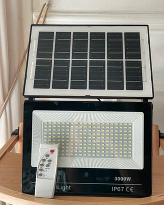 Faro solare a LED 3000 watt luce bianca