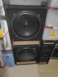 Sub + Medioalti - Casse autocostruite B&C e Ciare
