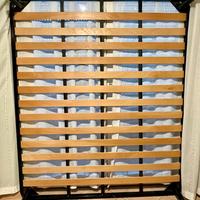 Rete matrimoniale a doghe in legno flessibili