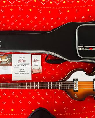 Höfner Ignition Violin Bass SE corde Flatw+Gigbag