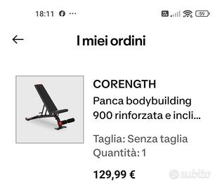  attrezzi da palestra  300 euro 