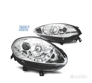 FARI PER FIAT BRAVO 2007 - LUCE DIURNA FONDO CROMA