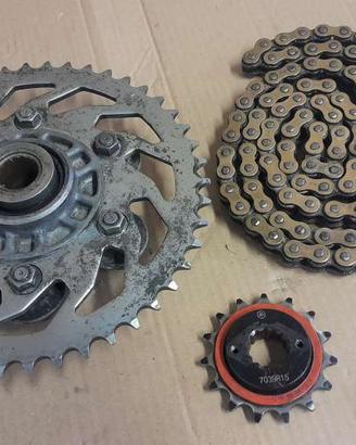 Kit catena corona pignone Ducati Monster 620