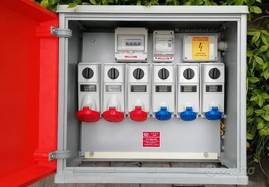 Quadro elettrico serie ASC con 6 prese