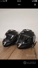 Coppia caschi M Acerbis con Inferfono