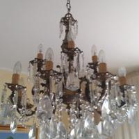 Lampadario con gocce