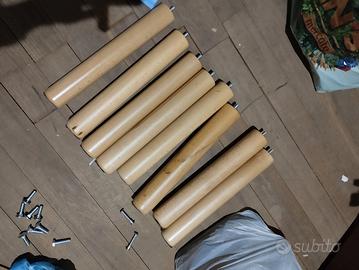 Gambe letto di legno (n.8)