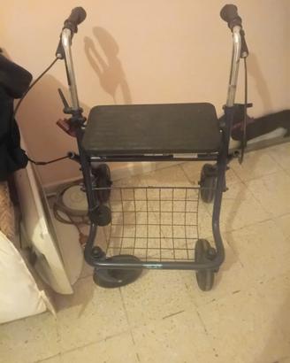 deambulatore con cestino